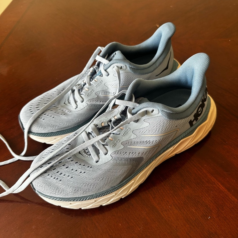 Hoka Light Blue Athletic Sneakers